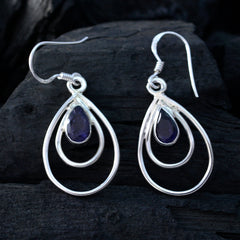 Aurora Blue Delicate multiple Dangle Earring