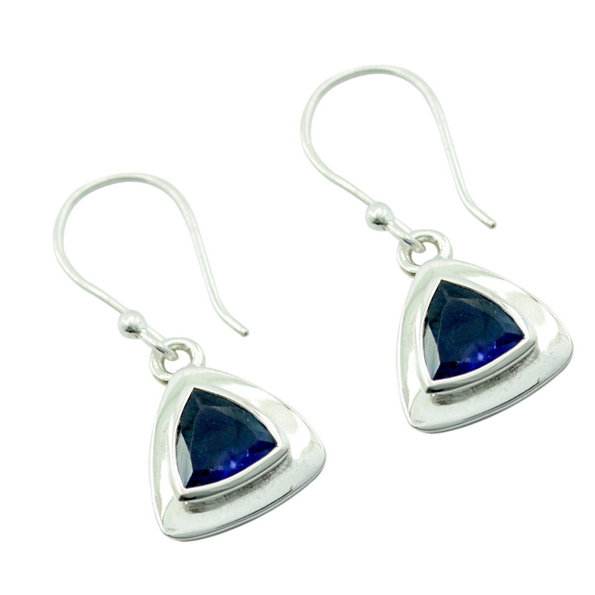 Skylar Blue Featherlight Solitaire Dangle Earring