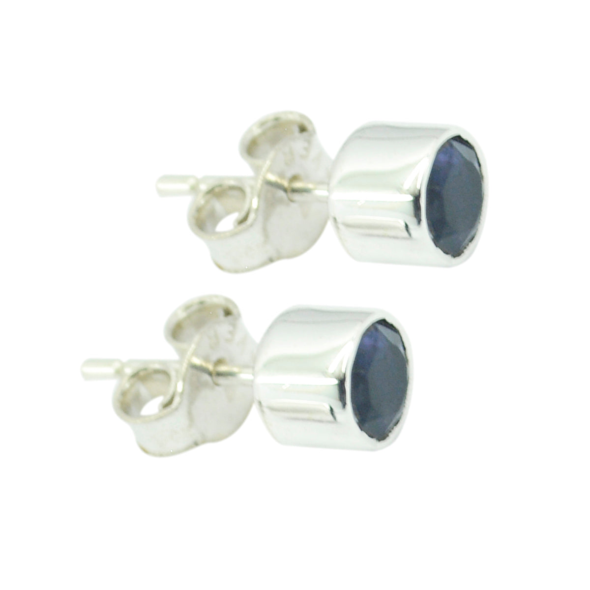 Elena Blue Elegant Solitaire Stud Earring