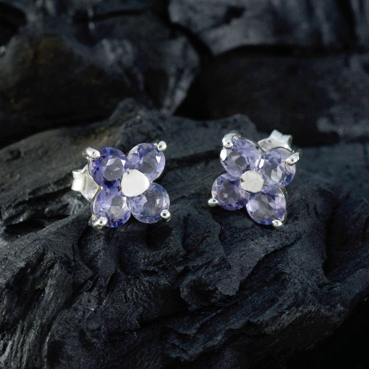 Joaquina Blue Elegant multiple Stud Earring