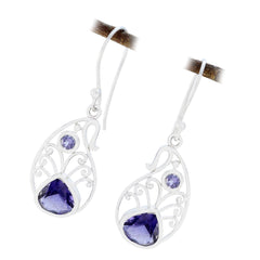 Bianca Blue Slim multiple Dangle Earring