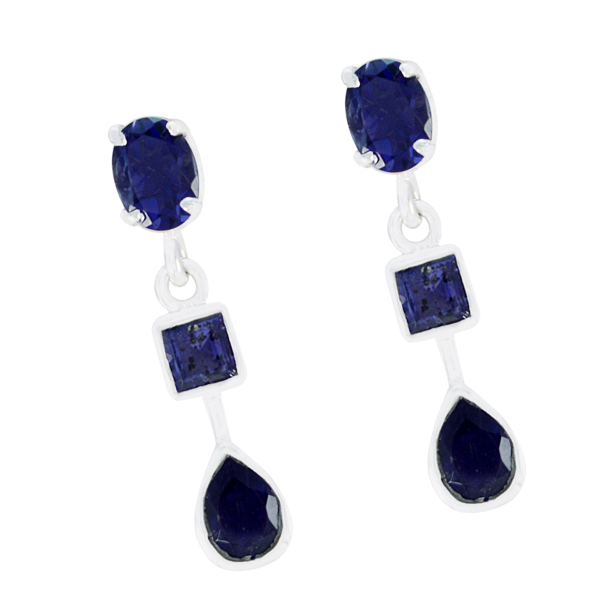 Lili Blue Dainty multiple Stud Earring