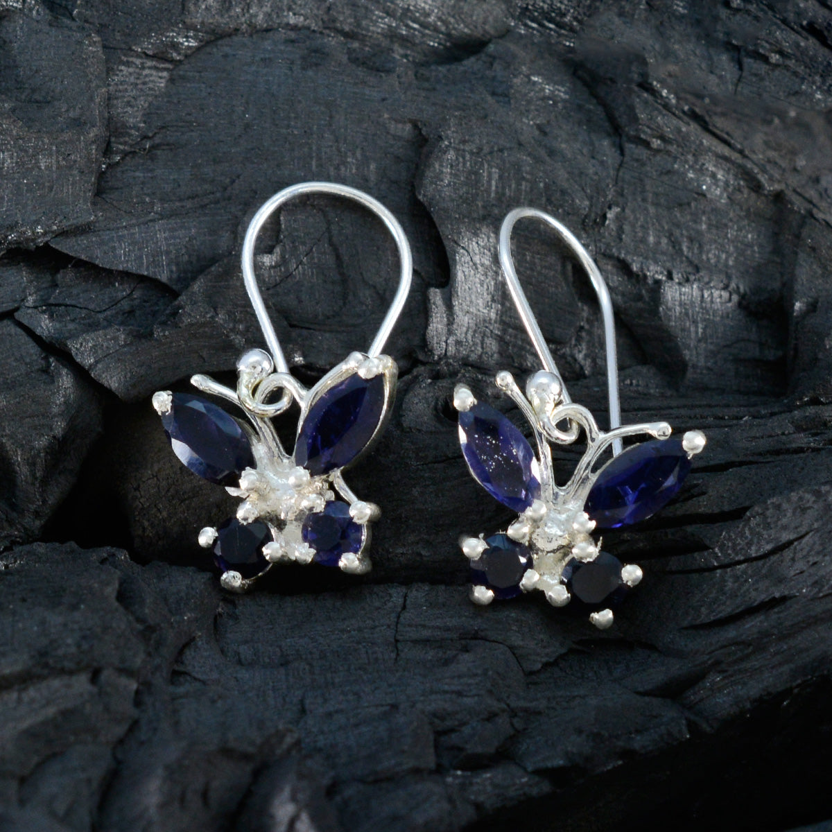 Freya Blue Dainty multiple Dangle Earring
