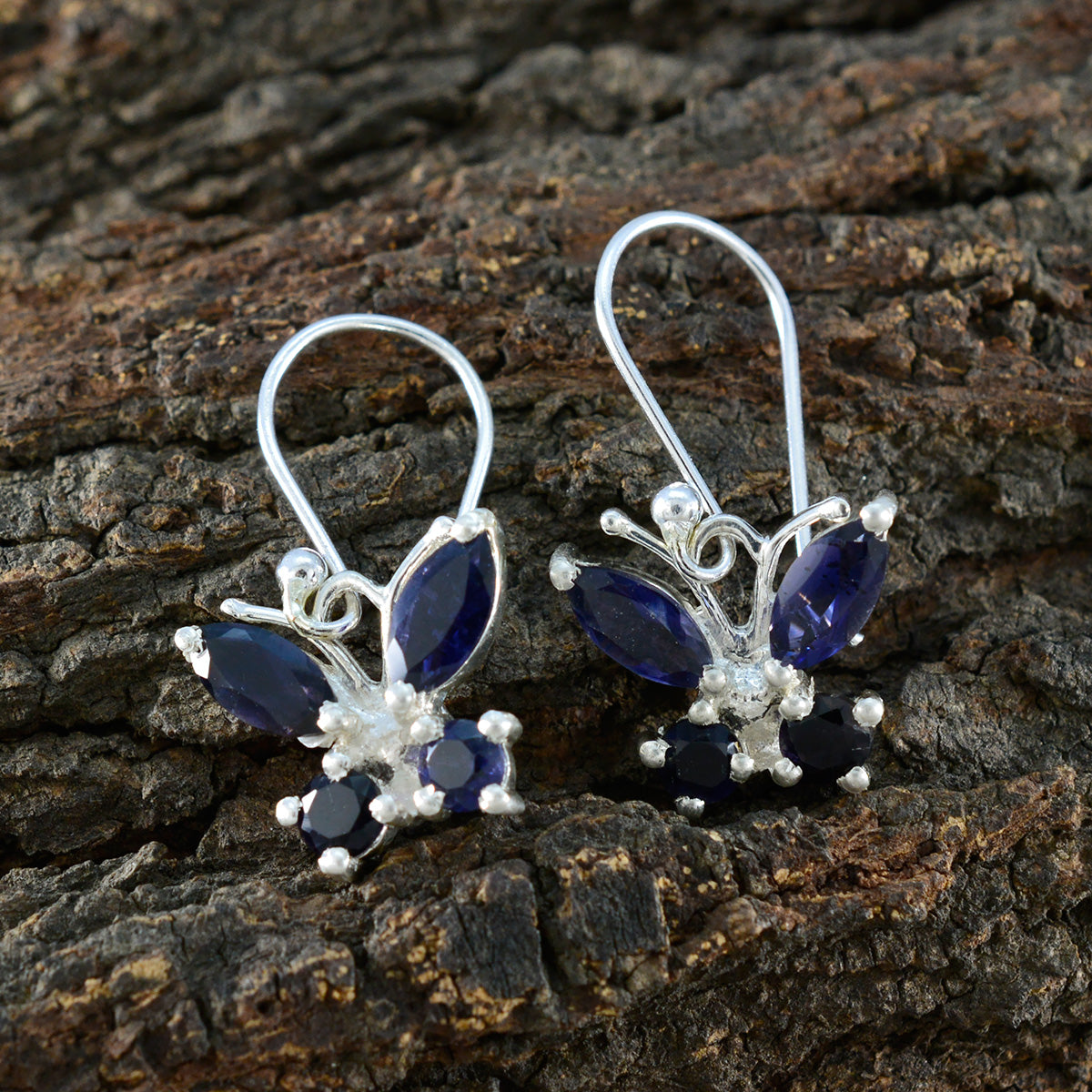 Freya Blue Dainty multiple Dangle Earring