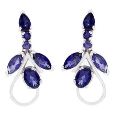 Sophia Blue Classic multiple Stud Earring Iolite Blue Stud