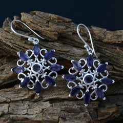 Hina Blue Edgy multiple Dangle Earring