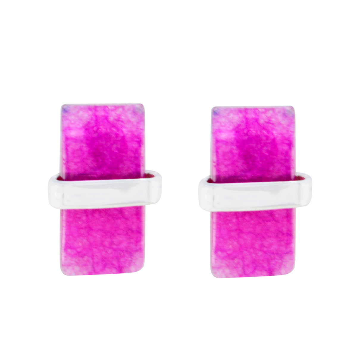 Hannah Red Elegant Solitaire Stud Earring Indian Ruby Red Stud