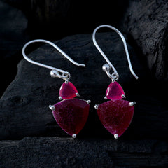 Zoey Red Whisper thin multiple Dangle Earring