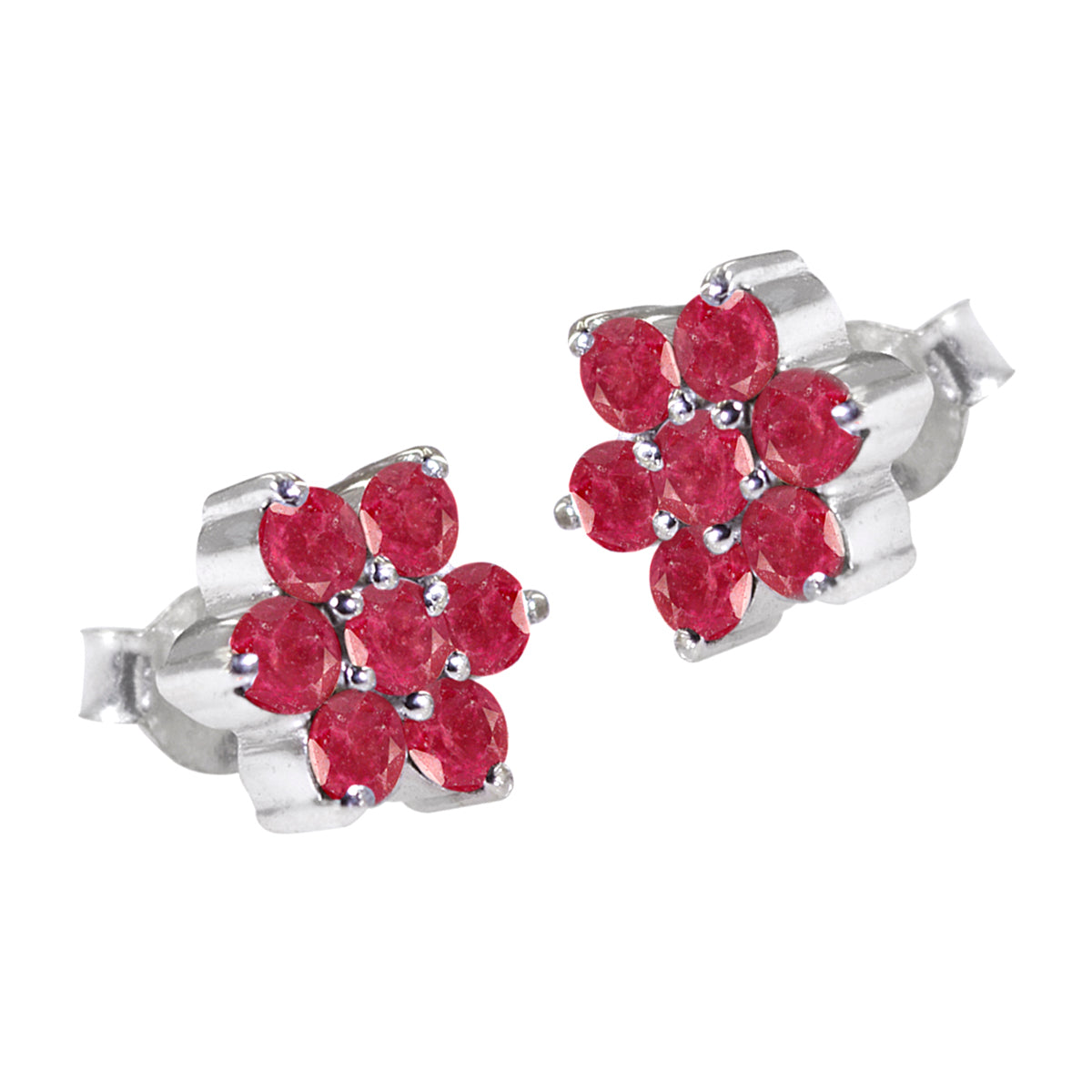 Lucy Red Dainty multiple Stud Earring