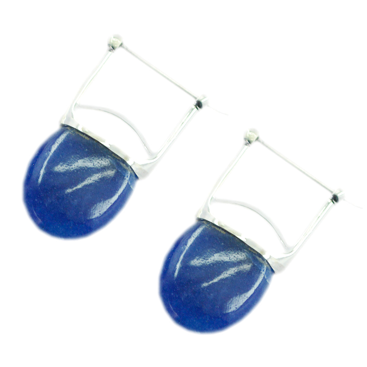 Luna multicolor Edgy Solitaire Stud Earring