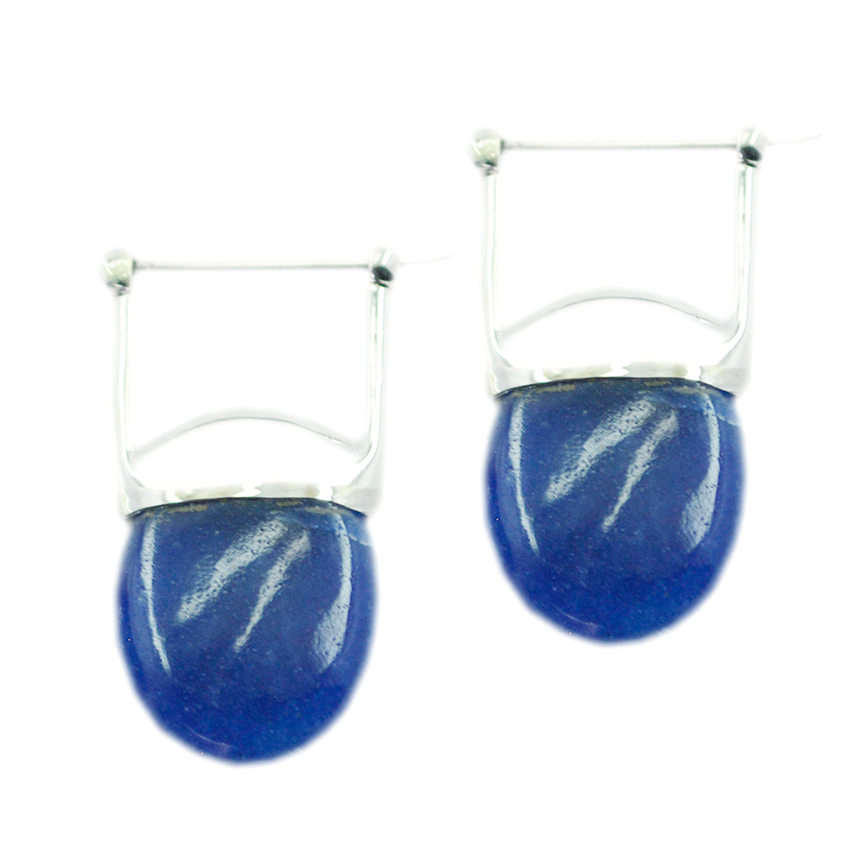 Luna multicolor Edgy Solitaire Stud Earring