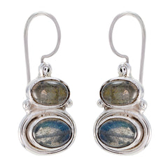 Greta Grey Featherlight multiple Dangle Earring Labradorite Gray Dangle