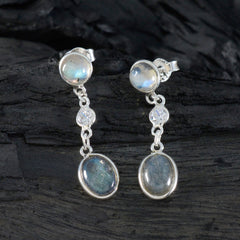 Yasmin Grey Delicate multiple Stud Earring