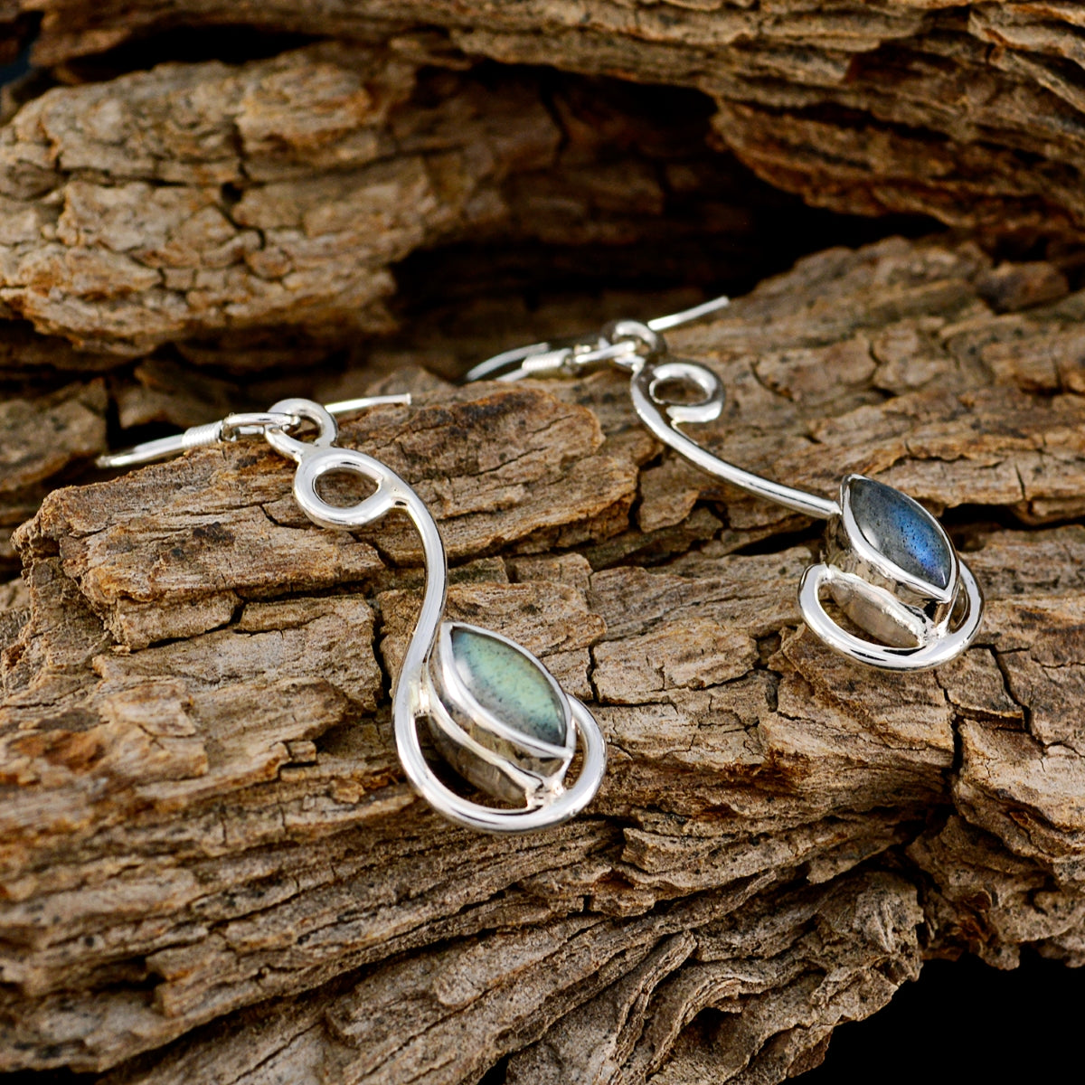 Yasmine Grey Delicate multiple Dangle Earring