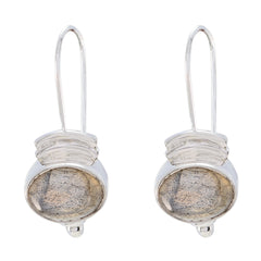 Emi Grey Whisper thin multiple Dangle Earring Labradorite Gray Dangle
