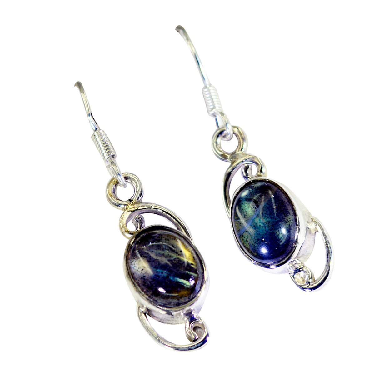 Haruka Grey Delicate Solitaire Dangle Earring
