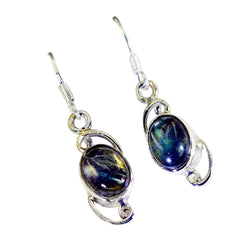 Haruka Grey Delicate Solitaire Dangle Earring