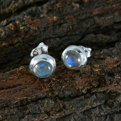 Naomi Grey Elegant Solitaire Stud Earring