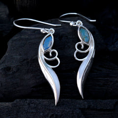 Ying Grey Dainty Solitaire Dangle Earring