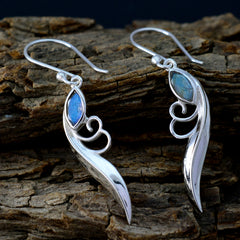 Ying Grey Dainty Solitaire Dangle Earring