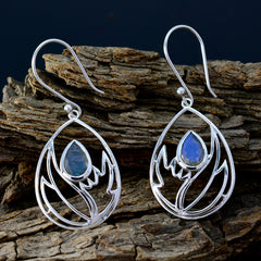 Yuki Grey Whisper thin Solitaire Dangle Earring