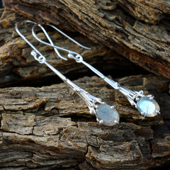 Emilia Grey Whisper thin Solitaire Dangle Earring