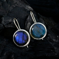 Genesis Grey Edgy Solitaire Dangle Earring