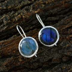 Genesis Grey Edgy Solitaire Dangle Earring