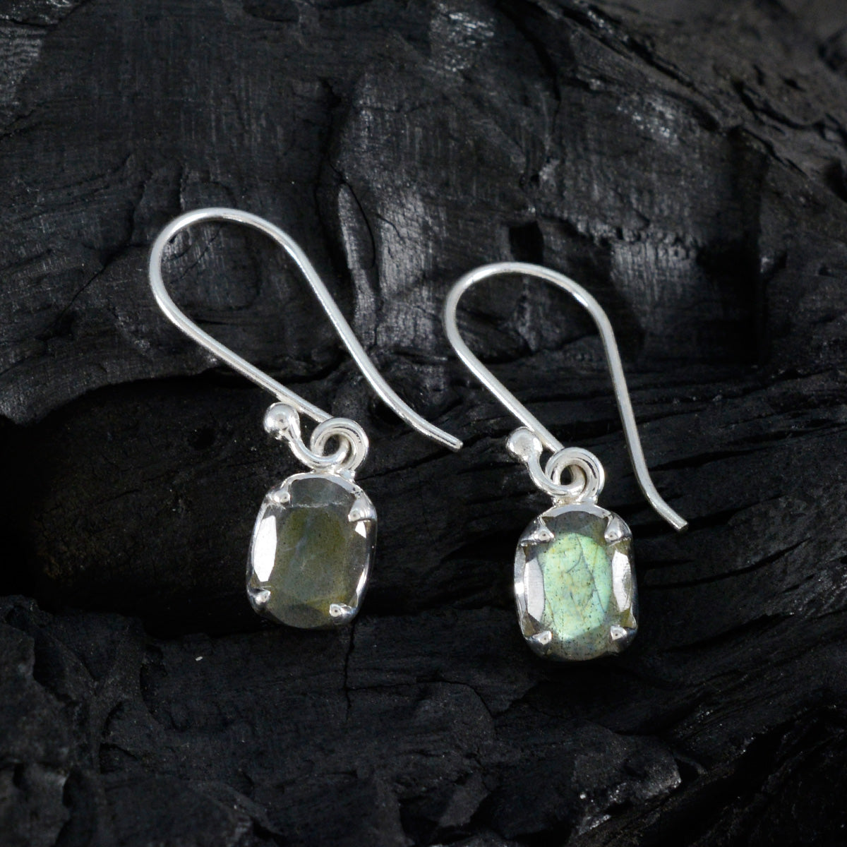 Alejandra Grey Delicate Solitaire Dangle Earring