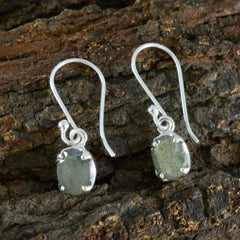 Alejandra Grey Delicate Solitaire Dangle Earring