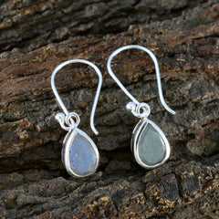 Eun ji Grey Dainty Solitaire Dangle Earring