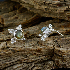 Amanda Grey Delicate Solitaire Stud Earring