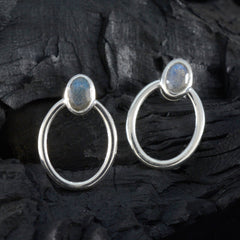 Riley Grey Dainty Solitaire Stud Earring