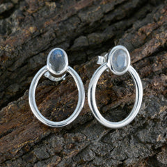Riley Grey Dainty Solitaire Stud Earring