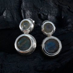 Ella Grey Minimal Toi et Moi Stud Earring