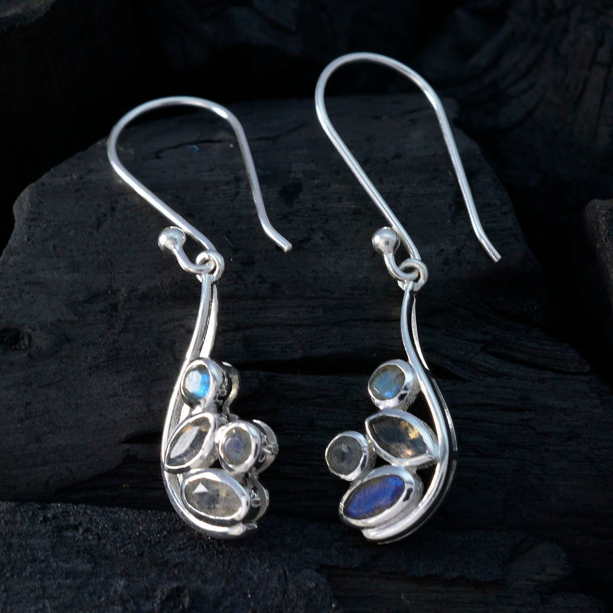 Camila Grey Delicate multiple Dangle Earring