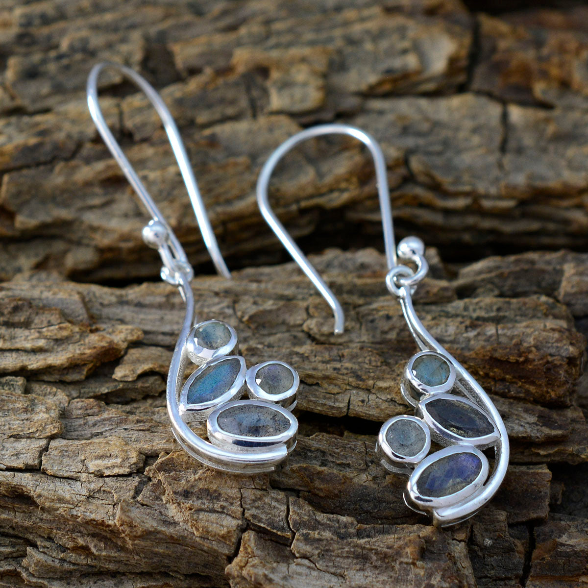 Camila Grey Delicate multiple Dangle Earring