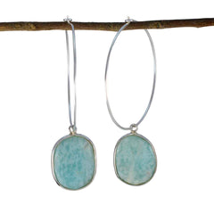 Pilar Blue Minimal multiple Dangle Earring Larimar Blue Dangle