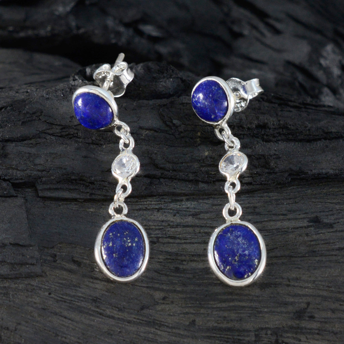 Carolina Blue Delicate multiple Stud Earring