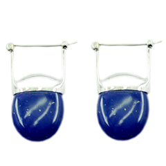 Penelope Blue Essential Solitaire Stud Earring Lapis Lazuli Blue Stud