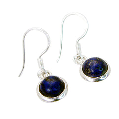 Isadora Blue Delicate Solitaire Dangle Earring
