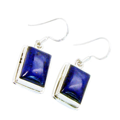 Julia Blue Tiny Solitaire Dangle Earring