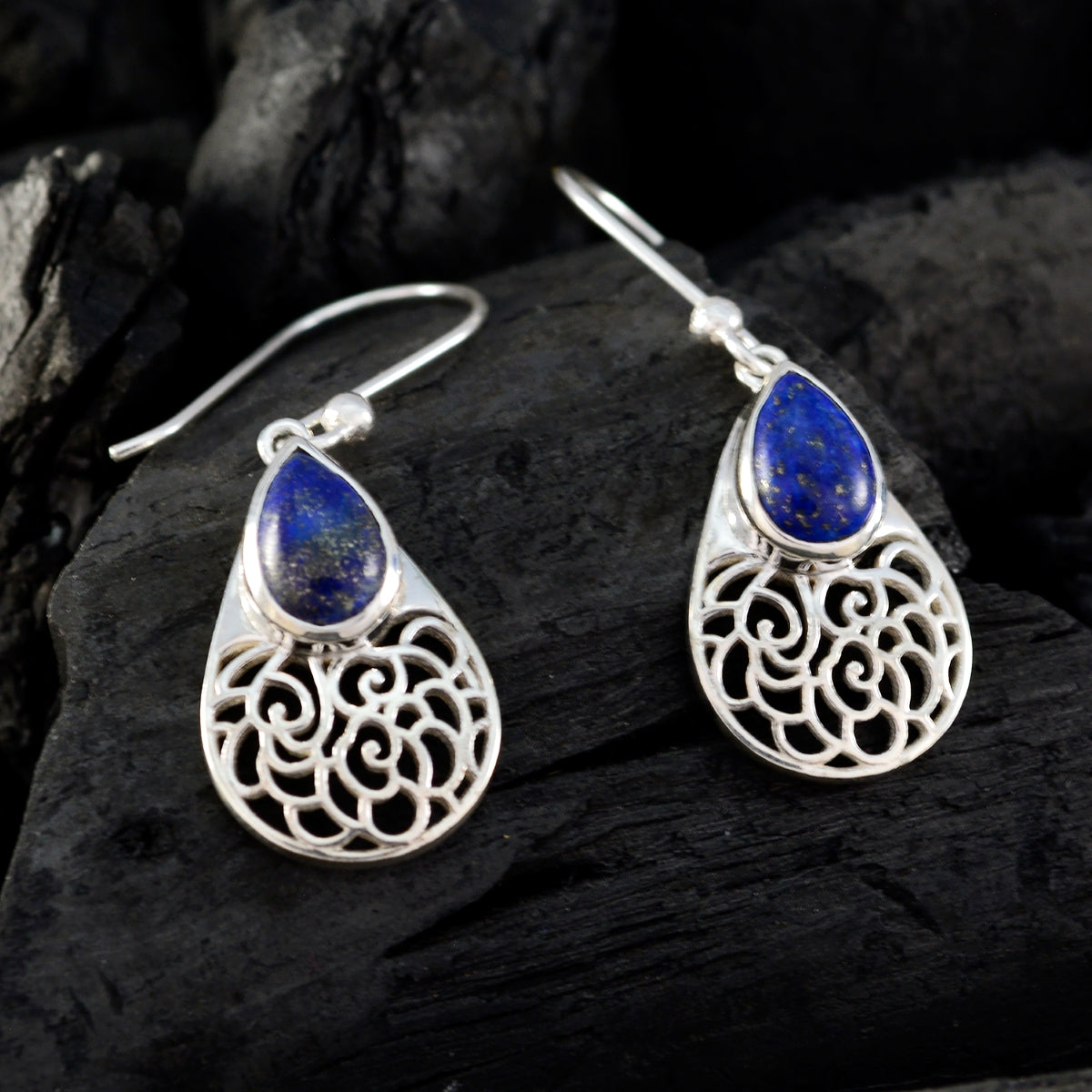 Laura Blue Featherlight Solitaire Dangle Earring