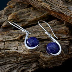 Lorena Blue Slim Solitaire Dangle Earring