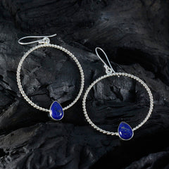 Mariana Blue Mid weight Solitaire Dangle Earring