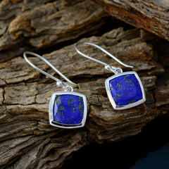 Sara Blue Whisper thin Solitaire Dangle Earring