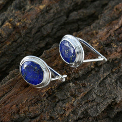 Isadora Blue Whisper thin Solitaire Stud Earring