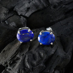 Addison Blue Delicate Solitaire Stud Earring