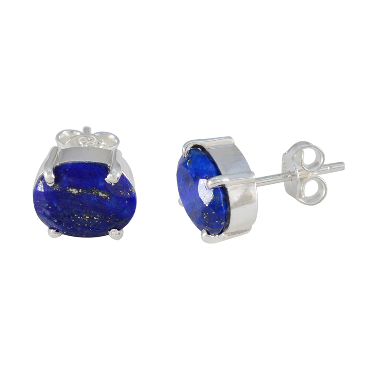 Addison Blue Delicate Solitaire Stud Earring