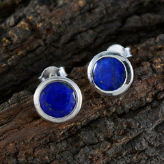 Ying Blue Dainty Solitaire Stud Earring